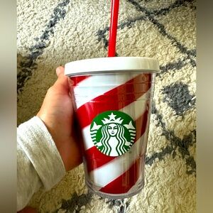 Starbucks holiday cup candy cane